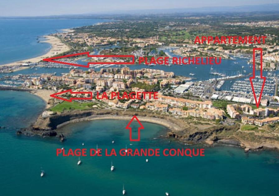 Cap D'Agde 300M Plage Du Mole,Vue Port,Parking,Lave Linge,Piscine Apartment Ngoại thất bức ảnh